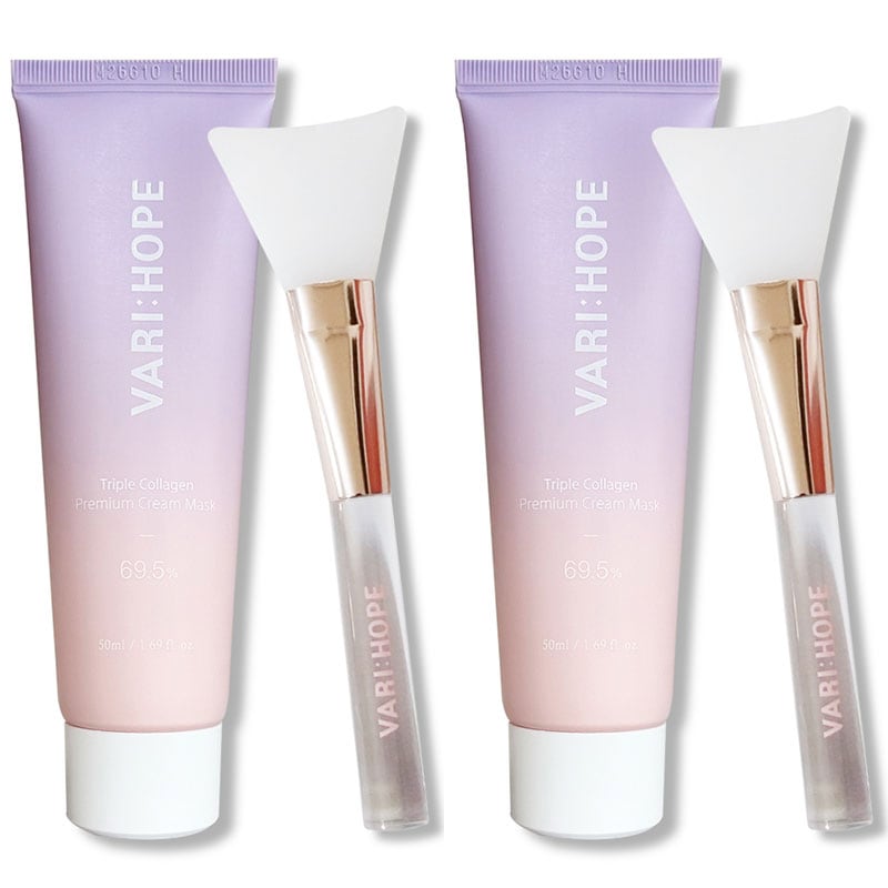 1+1! トリプルコラーゲンプレミアムクリームマスク 50ml ブラシ付き! リフティングコラーゲンプレミアムクリームマスク パック 4,550円