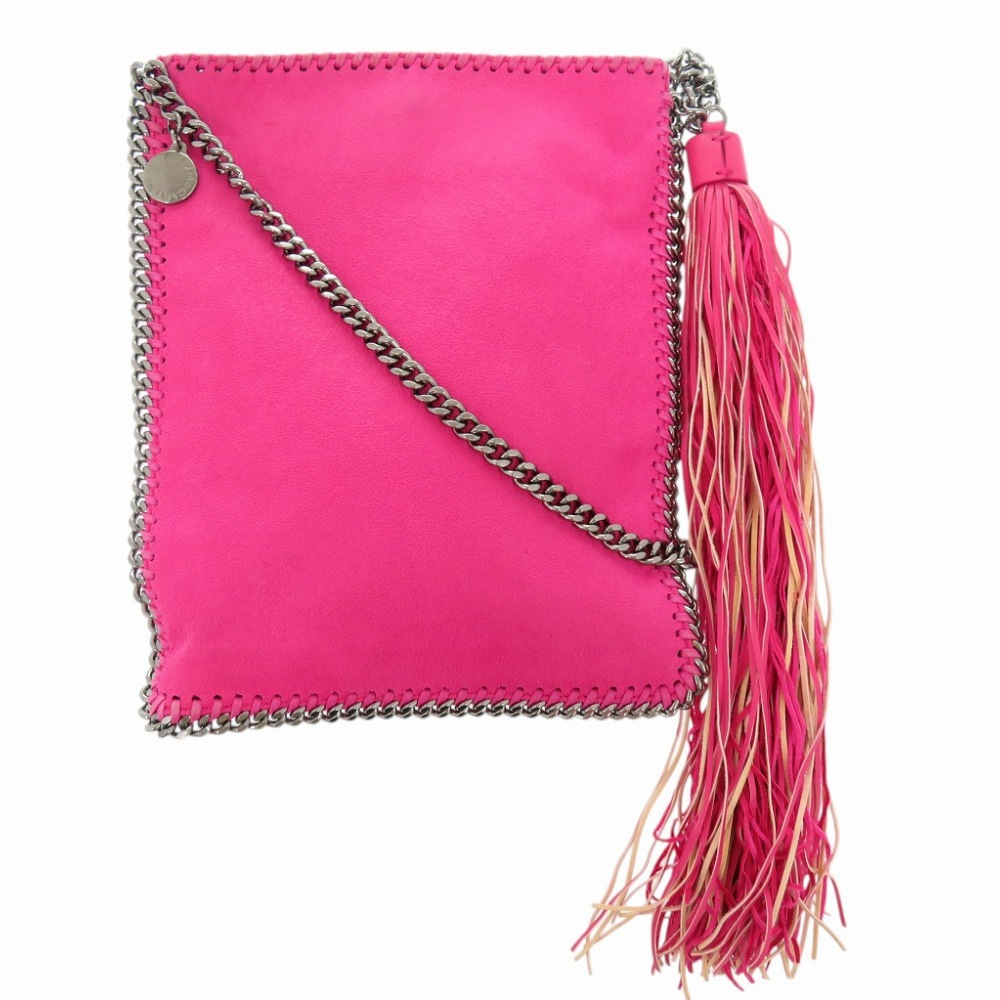 ファラベラ ショルダーバッグ ポリエステル ピンク 0282【中古】 レディース