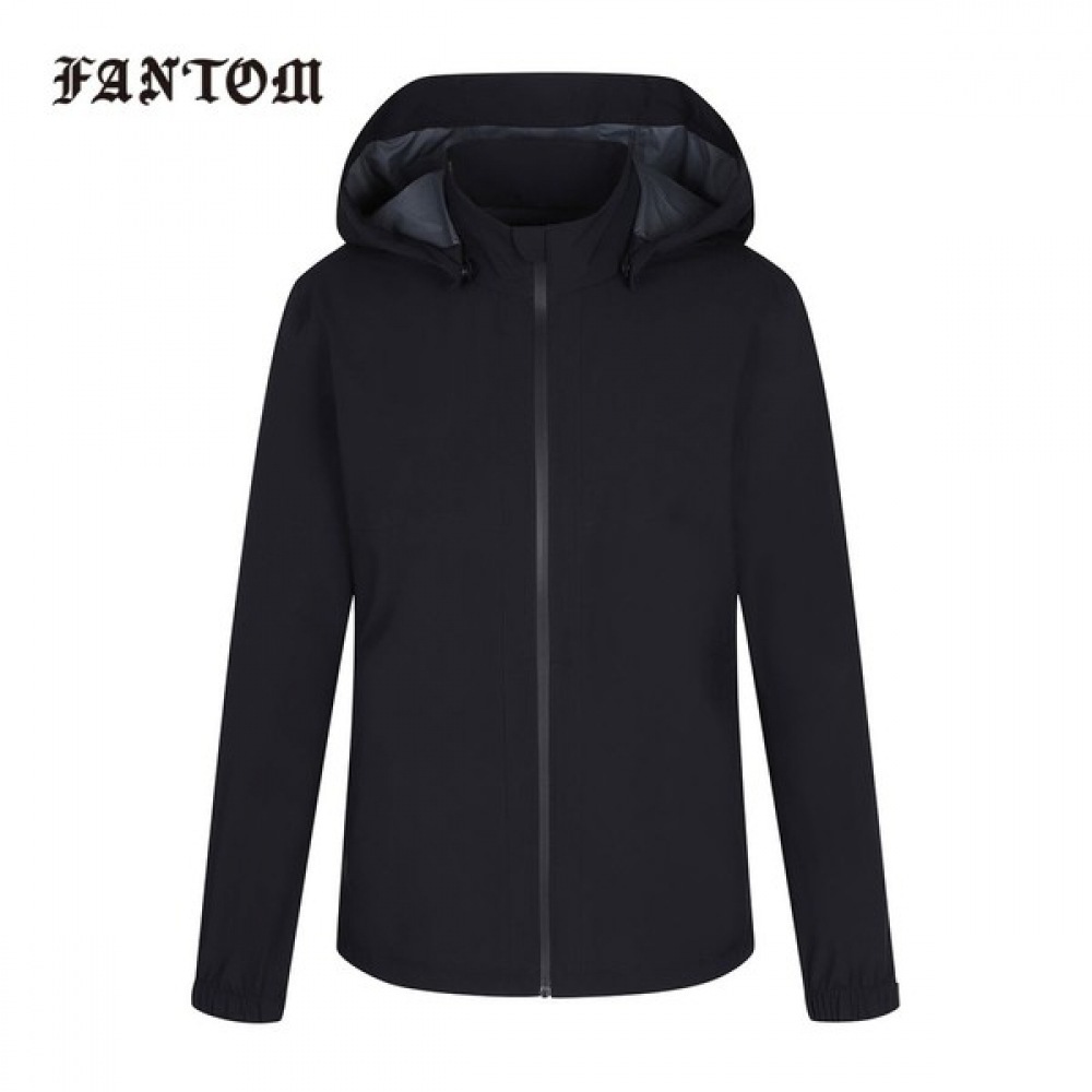[Phantom] 女性用防水フード付きウインドブレーカー