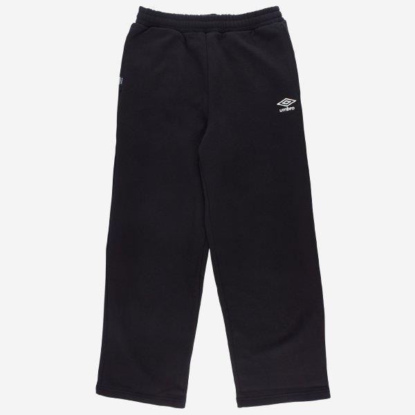 エッセンシャルプラスワイドストレートパンツ UQ123CFP16 BLK