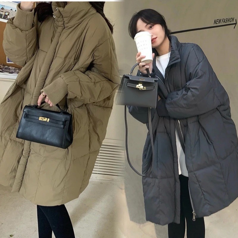 冬 デザイン感ダウンジャケット 韓国ファッション 厚手 暖かい防寒 中綿コート 大きいサイズ体型カバー ロングコート レディース 気質 百掛け 中綿ジャケット 通勤 冬アウター 4,918円