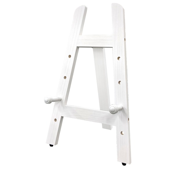 額立て/イーゼル/ウェルカムボード 木製イーゼル（木製額立て）450mm ホワイト