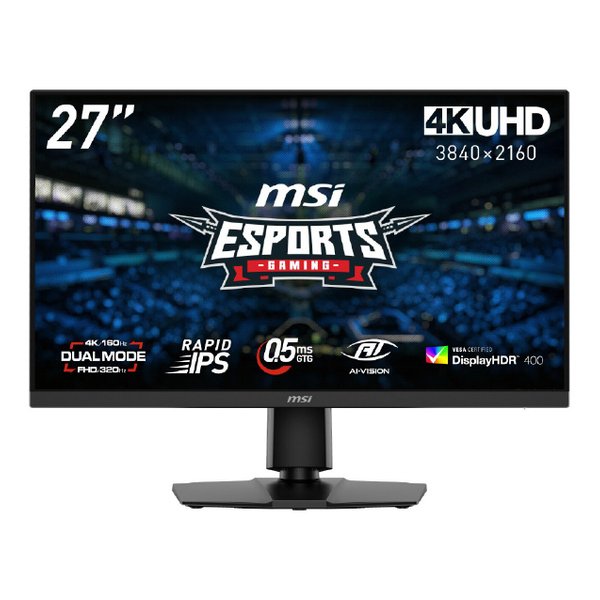 デュアルモード搭載ゲーミングモニター 4K UHD/160Hz（フルHD設定時：320Hz） MAG 272URDF E16