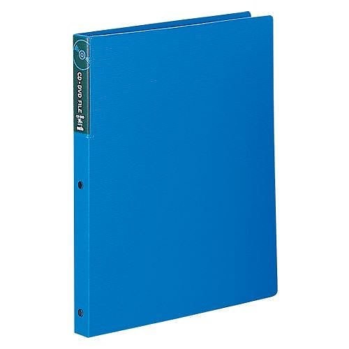 （まとめ買い）CD/DVDファイル ブルー DVD-1130-10 00060805 [x3]