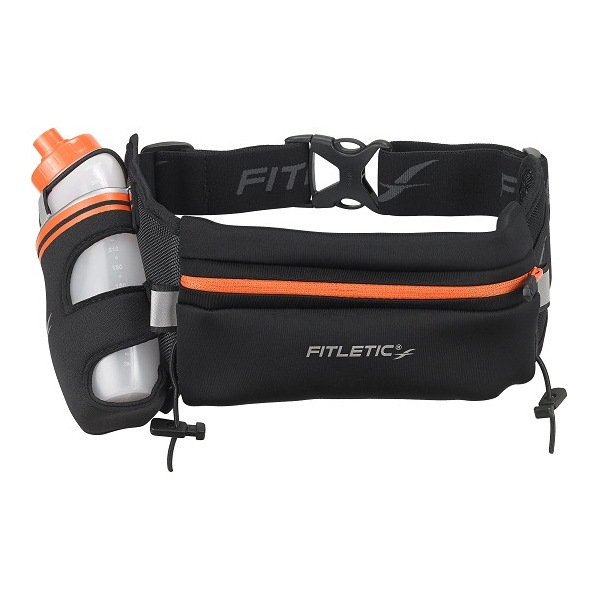 FITLETIC Fully Loaded BLK/ORG HD-12GJ ランニング ウエストポーチ
