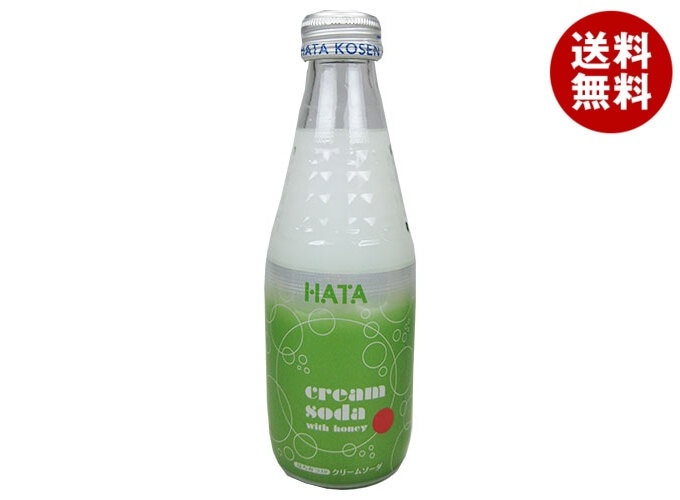 ハタ鉱泉 くりーむそーだ 180ml瓶＊30本入＊(2ケース)