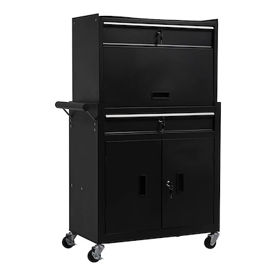 【国内即日発送】ツールキャビネット 多機能 ツールワゴン ツールカート工具カート ロールキャビネット スチール ローラーキャビネット ハンドル W76×D37×H117cm DIY 引き出し 有孔ボー 25,401円