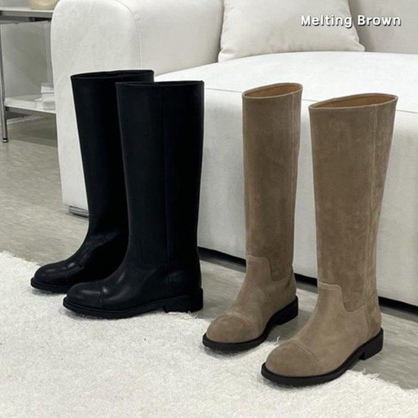 女性クラシックスエードロングブーツ K38