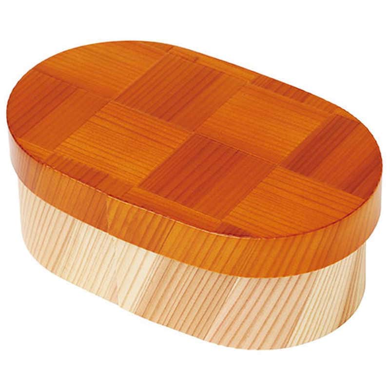 ヤマコー　てまひま工房 modern弁当箱網代 アプリコット　YAMACO78767