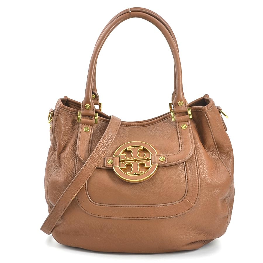 トリーバーチ Tory Burch ショルダーバッグ ハンドバッグ レザー ブラウン レディース 55762k