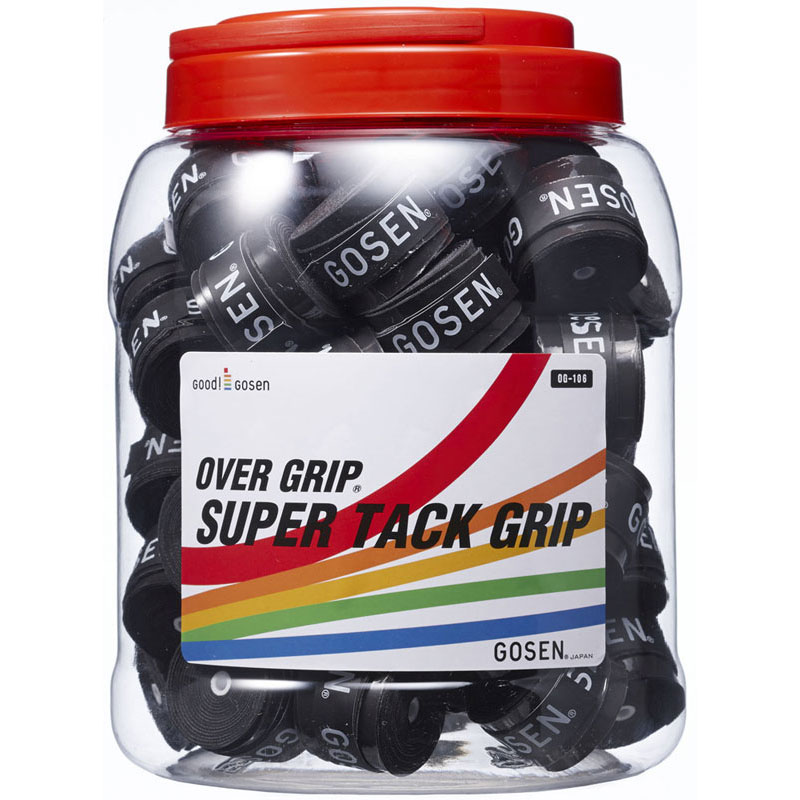 スーパータックグリップ 60個入リボックス ブラック テニス グッズ その他 (og106bxbk)