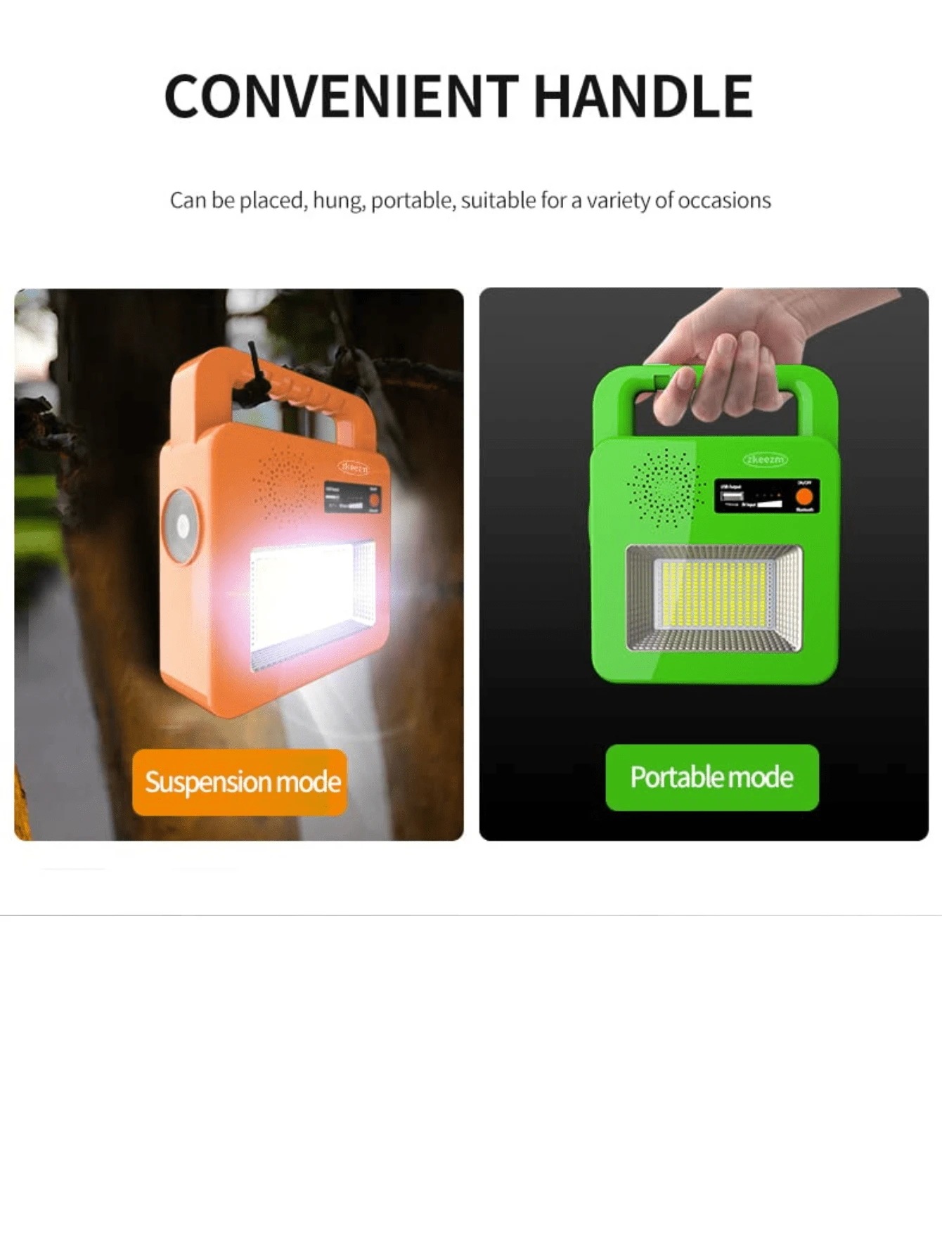 充電式の懐中電灯 LED キャンプランタンBluetooth スピーカー搭載で5つのライトモード携帯用のパワーバンク停電時ハリケーンの緊急事態ハイキングアウトドアに適した太陽光とUSB充電
