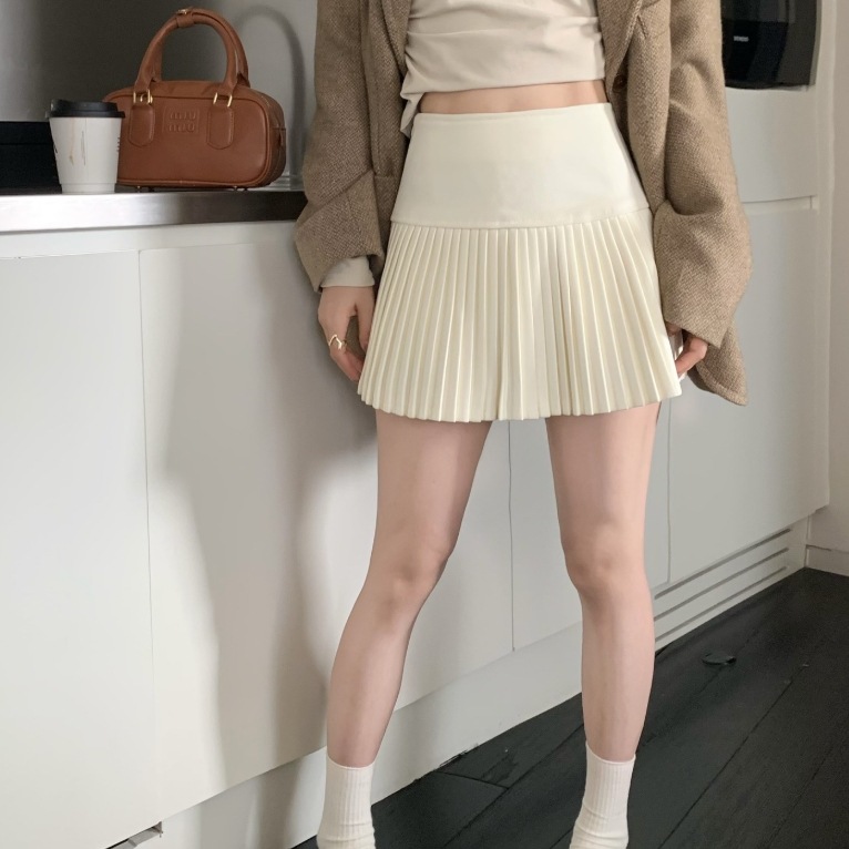 レディース スカート プリーツスカート ミニスカート ミニ Aライン フェミニン プリーツ ハイウエスト かわいい 大人可愛い きれいめ シンプル カジュアル おしゃれ レトロ こなれ感 ラフ