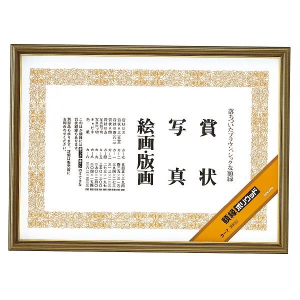 額縁 ポリウッド 賞状 B3 カ-7
