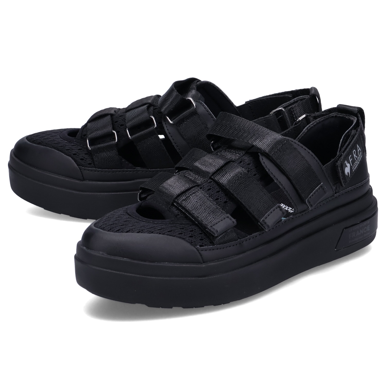 スニーカー LA セーヴル PF BLT レディース 厚底 ブラック 黒 QL3XJC35BK
