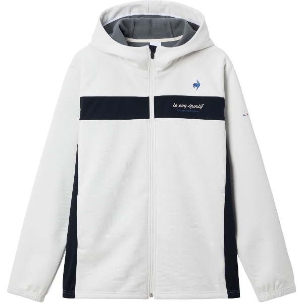 Le coq sportif ルコック 防風ストレッチワッフルボンディングアウター マルチスポーツ ウォーマージャケット メンズ LT5FWB60M-WH00