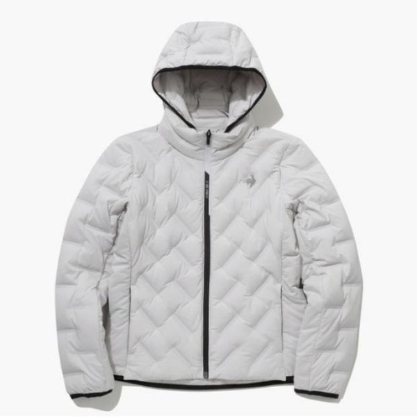 パディング NQJ QP423EDJO3-LGY エアーフレックス フーディー グース パディング / LIGHT GRAY