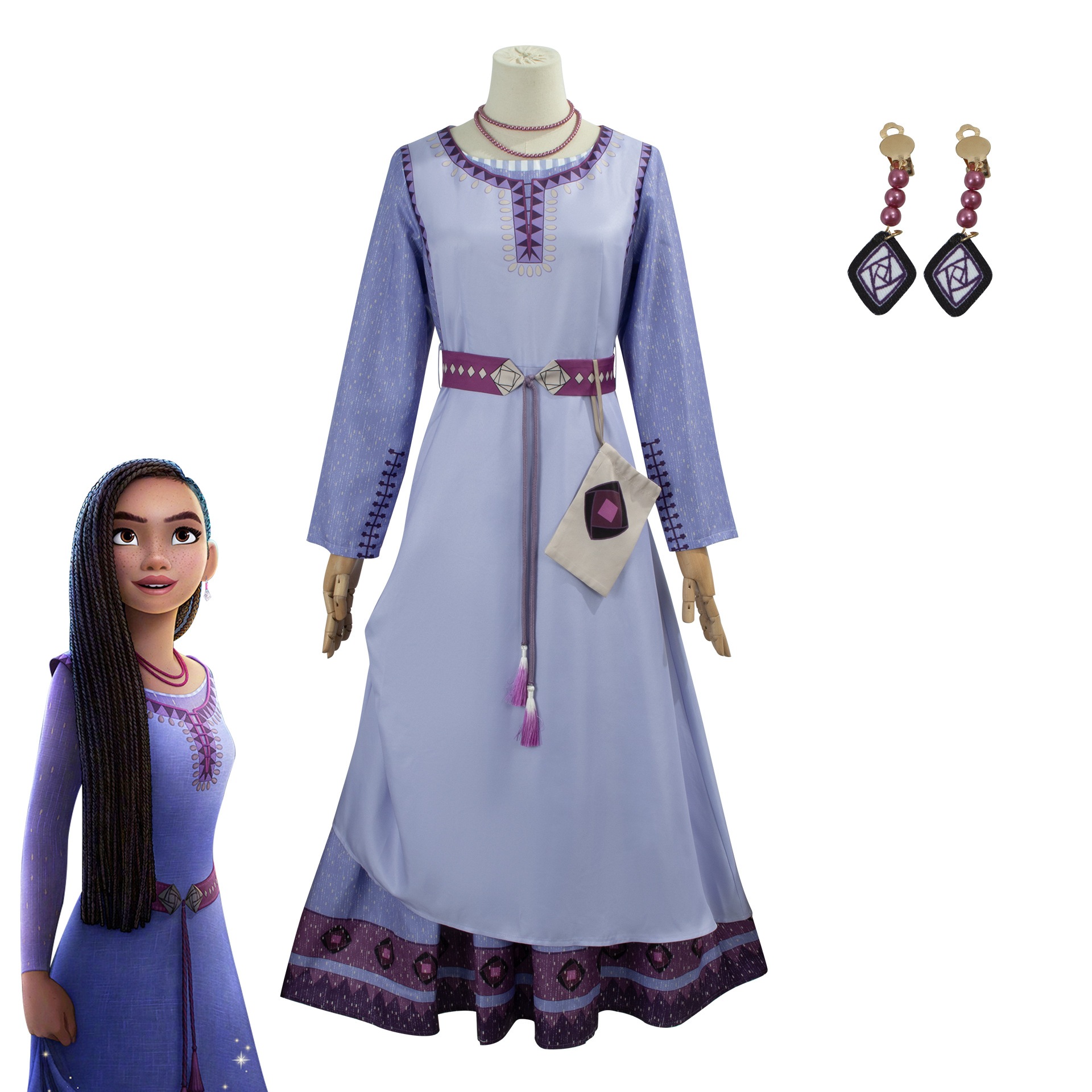 【人気爆売れ】星願阿莎cos コスプレ コスチュームシャ姫舞台演技コスプレ服 にじげんいしょうアニメいしょう