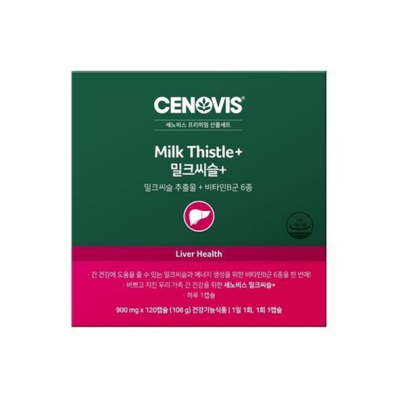 セノビス ミルクシスル 120カプセル (4ヶ月分) 肝臓サポート 健康維持 栄養補助食品 飲みやすいカプセルタイプ