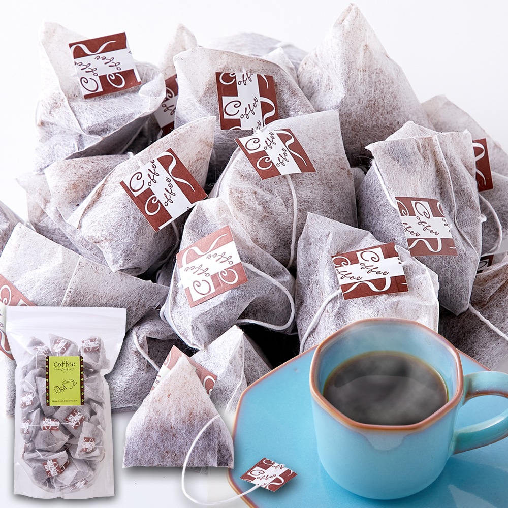 ヘーゼルナッツの芳醇な香りドリップの手間がいらない!! 【お徳用】ヘーゼルナッツコーヒー(ティーパックタイプ)25包を３セット