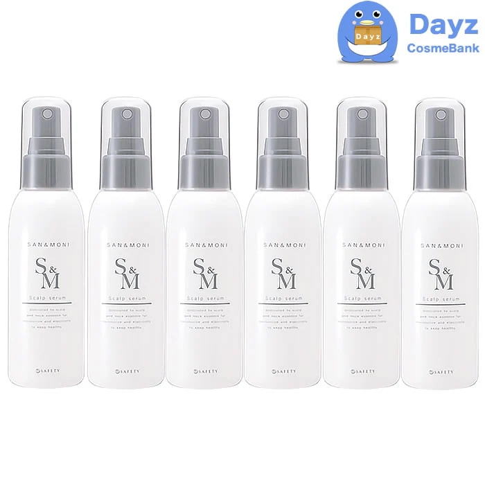 セフティ サンモニ スキャルプセラム 120mL 6点セット 髪 頭皮 首用美容液　洗い流さないヘアトリートメント　SAN MONI