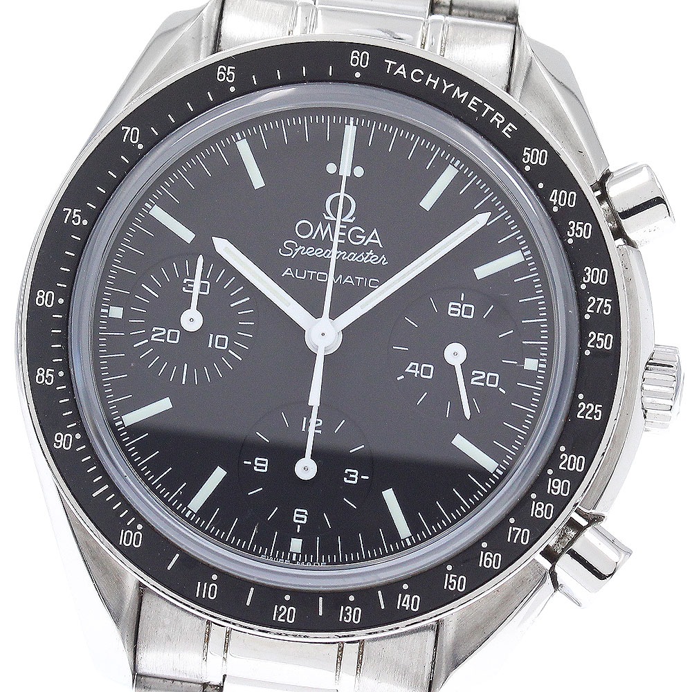 オメガ OMEGA 3539.50 スピードマスター クロノグラフ 自動巻き メンズ 保証書付き_951621【中古】