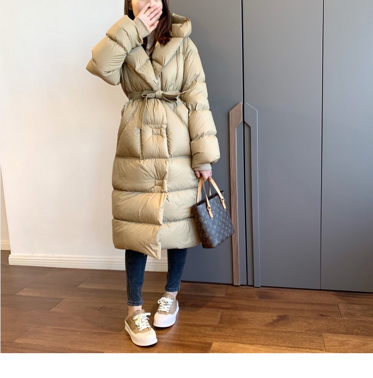 【即納】ダウン(90%) 秋冬　ロングダウンコート レディース ダウンコート ロング フード付き レディース ダウンジャケット ロングコート アウター ダウン 軽量