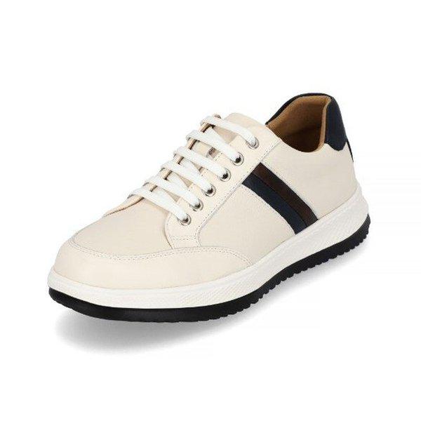 男性牛革カジュアルカラーコンビスニーカー3.5cm LCMS22U413_YS