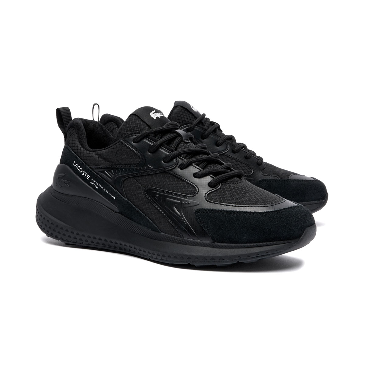 スニーカー メンズ 白レザー L003 ローカット ロゴ ワンポイント レザースニーカー レザーシューズ レザー 本革 L003 EVO 124 3 SMA ベースショット 47SMA0121