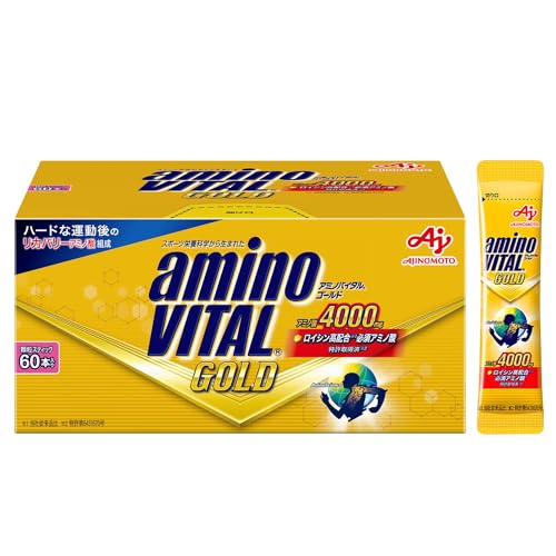 アミノバイタル 味の素 GOLD グレープフルーツ味 60本入箱 アミノ酸 4000mg BCAA EAA コンディショニング