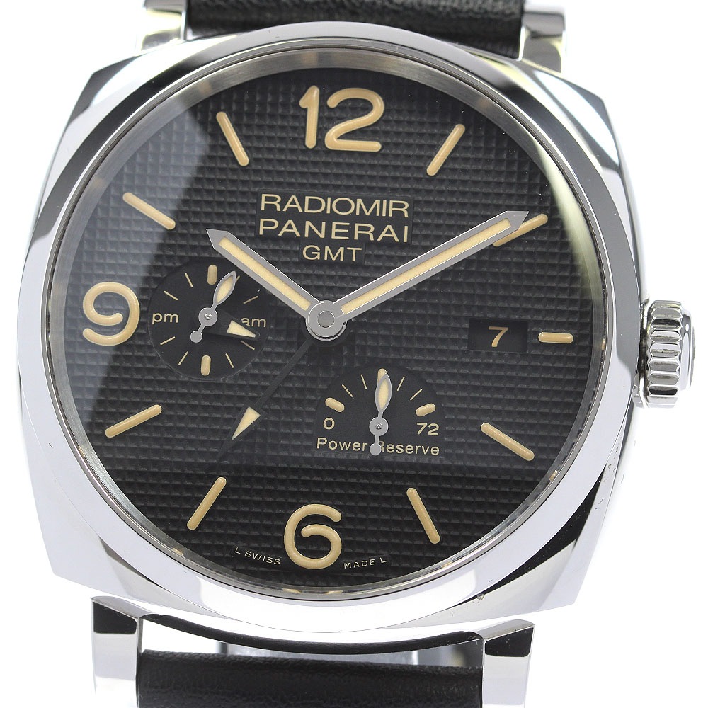 パネライ PANERAI PAM00628 ラジオミール 1940 GMT パワーリザーブ 自動巻き メンズ 箱付き_828143【中古】