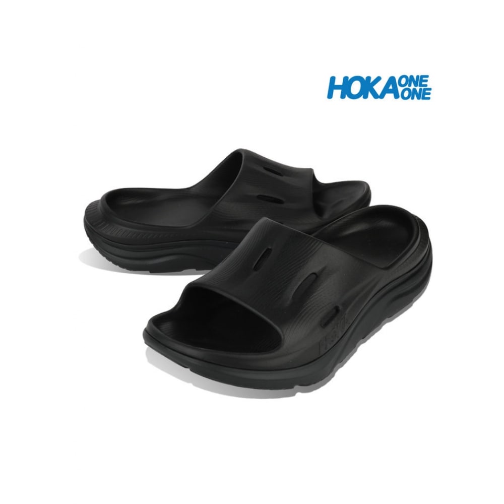 ナイキホカオネオネスリッパオーラリカバリースライド 3 ブラック 1135061-BBLC