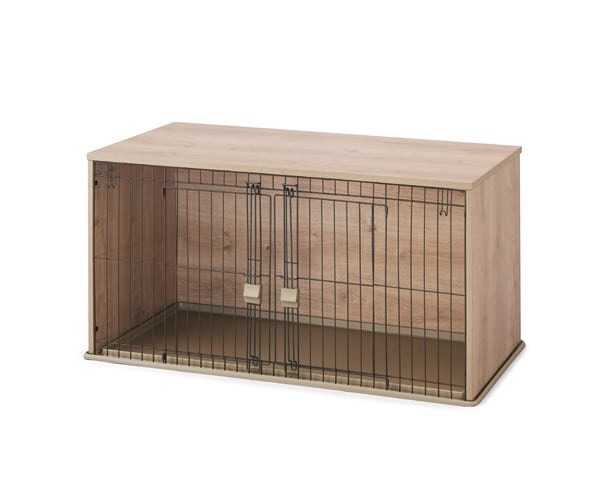 アイリスオーヤマ ナチュラルファニチャーペットサークル NFPC-1200 ナチュラル/ダークブラウン 15,899円