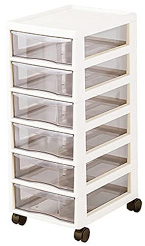 他サイト： 収納用品 アプロス A4深6段 アイボリー 幅270×奥行345×高さ648ｍmの商品画像