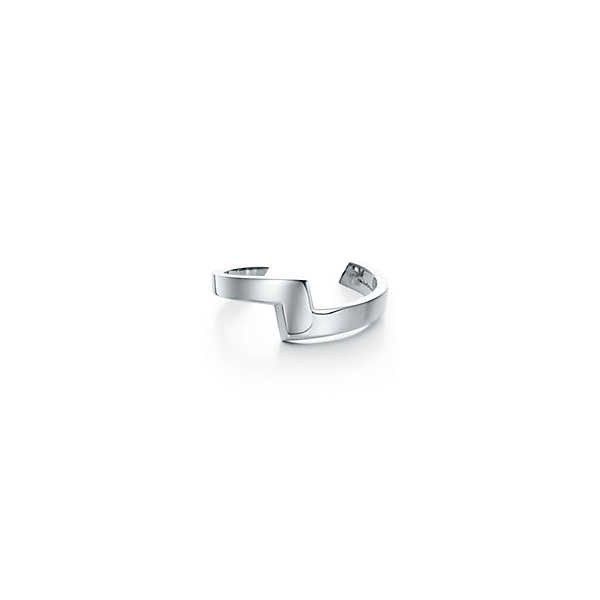 ティファニー TIFFANY ブレスレット カフ スターリングシルバー 稲妻 モチーフ
