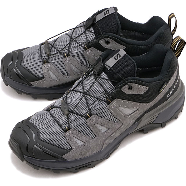 スニーカー エックスウルトラ360 レザー ゴアテックス [L47571400] メンズ 靴 ハイキングシューズ 透湿防水 アウトドア SHARKSKIN/CASTLEROCK/KELP