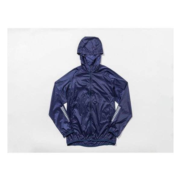 モーターサムライ コンパクトアンチウィンドフーディ ネイビー Lサイズ MSW01NV/L