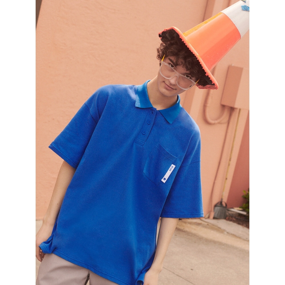 ロラローラ (TS 19307) R: LOLカラー Tシャツブルー