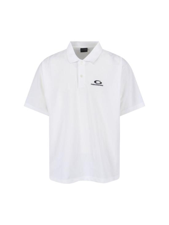BALENCIAGA Men Polo Shirts 828531 TTVT89000 White