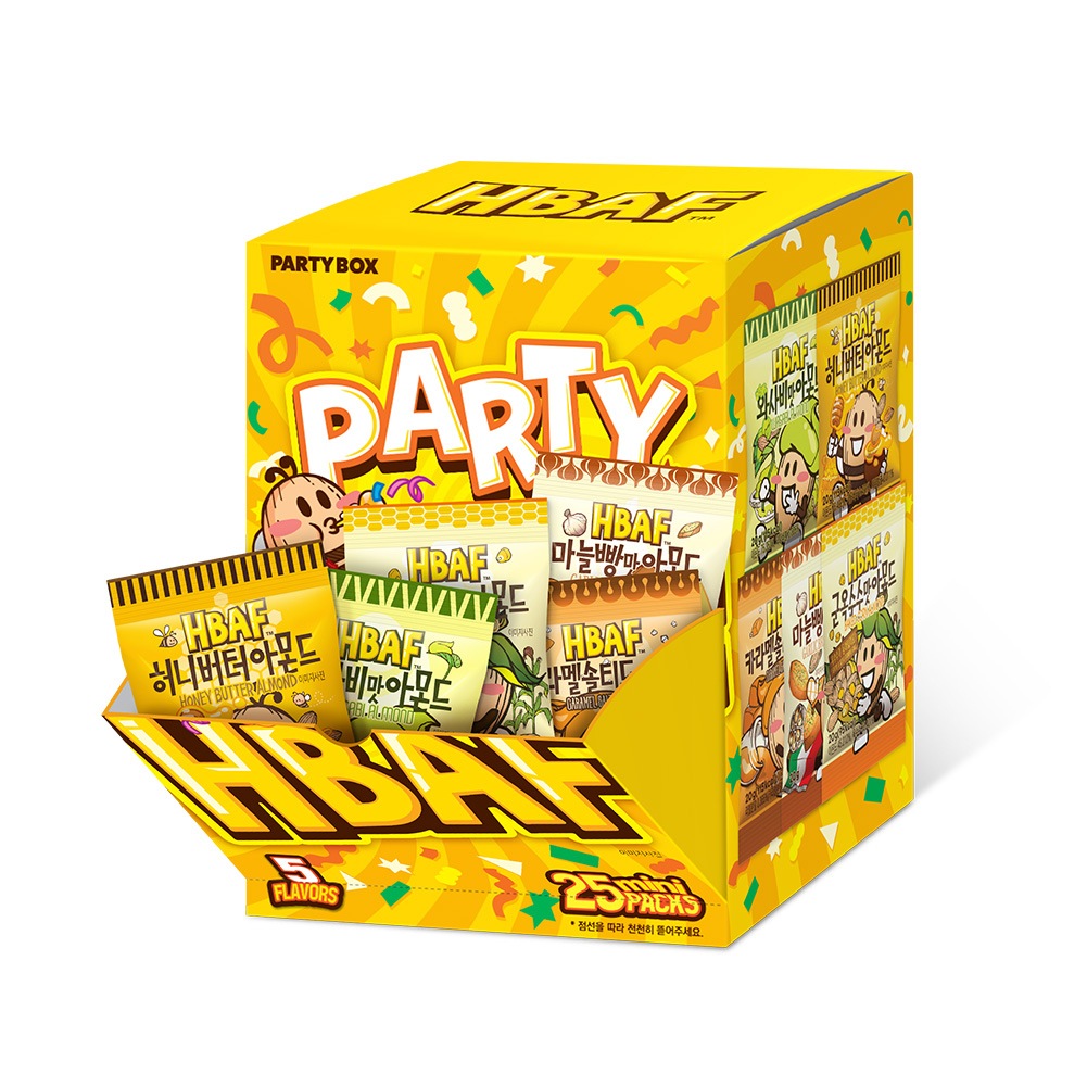 MINI PARTYBOX YELLOW 25PACK (5つの味 x 5個) X 1個 4,998円