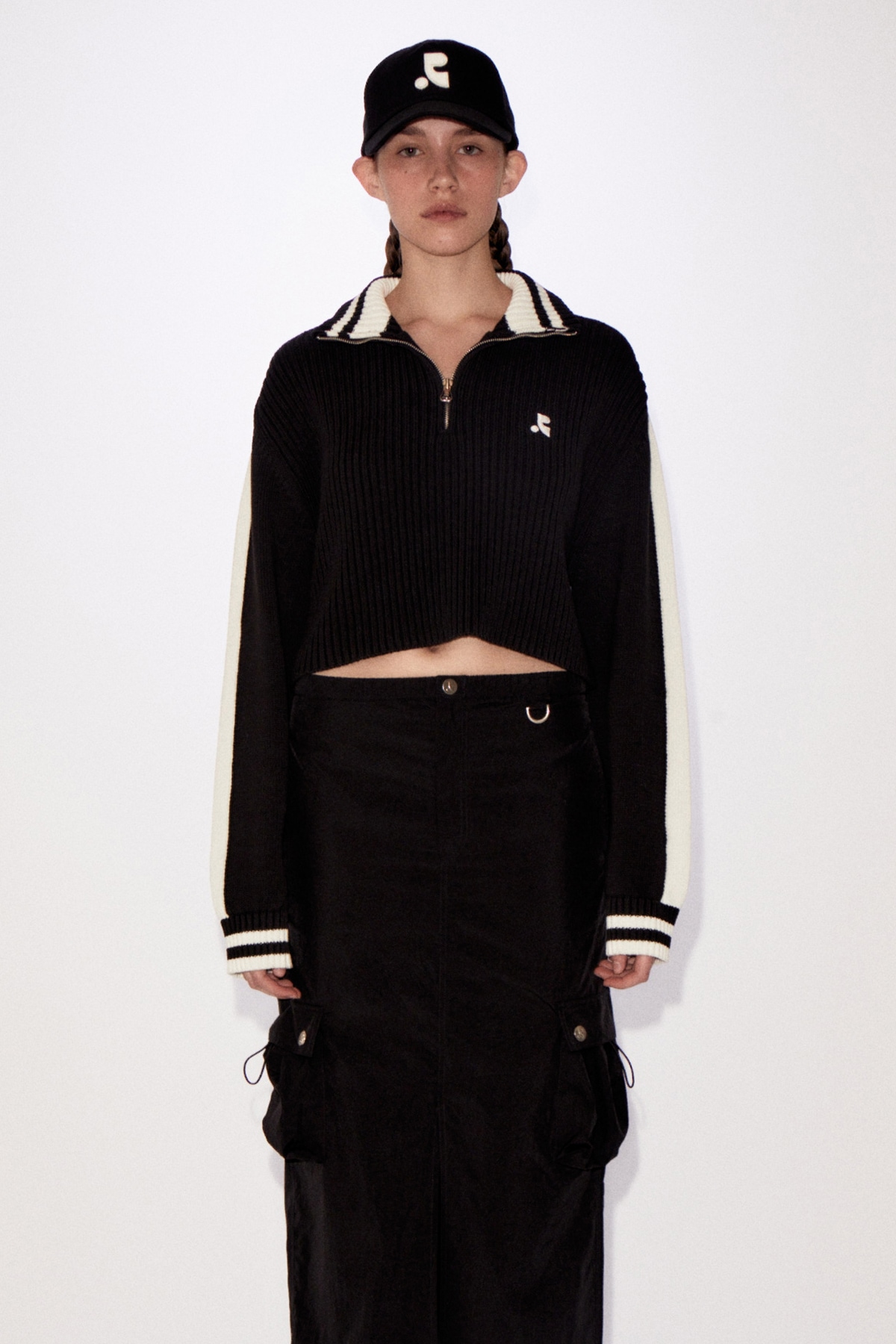 Rest&Recreation RR HALF ZIP-UP DRESS（REST & RECREATION】 RR