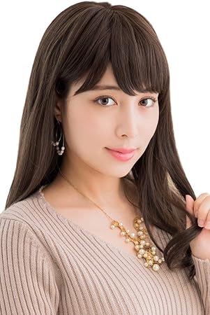 ウィッグ マドレーヌロング 日本製ファイバー使用 毛先ワンカールの愛さ