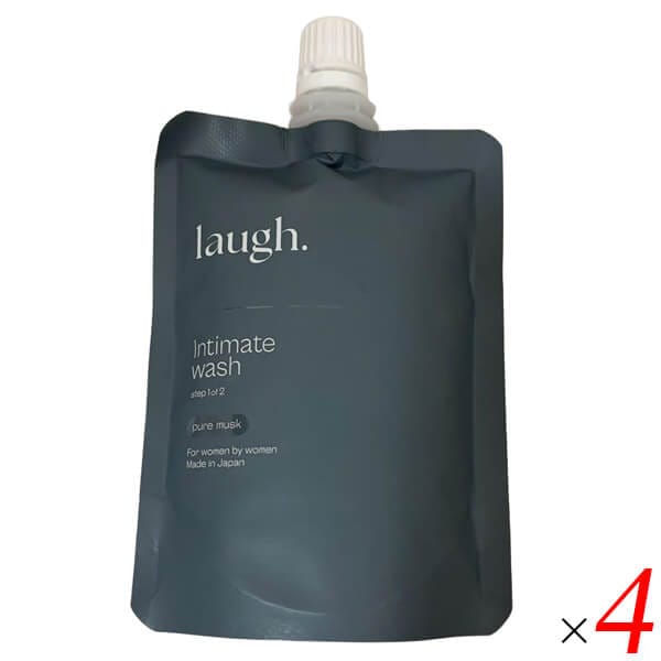 laugh.(ラフドット) インティメイトウォッシュ 100ml 4個セット 詰め替え ピュアムスク