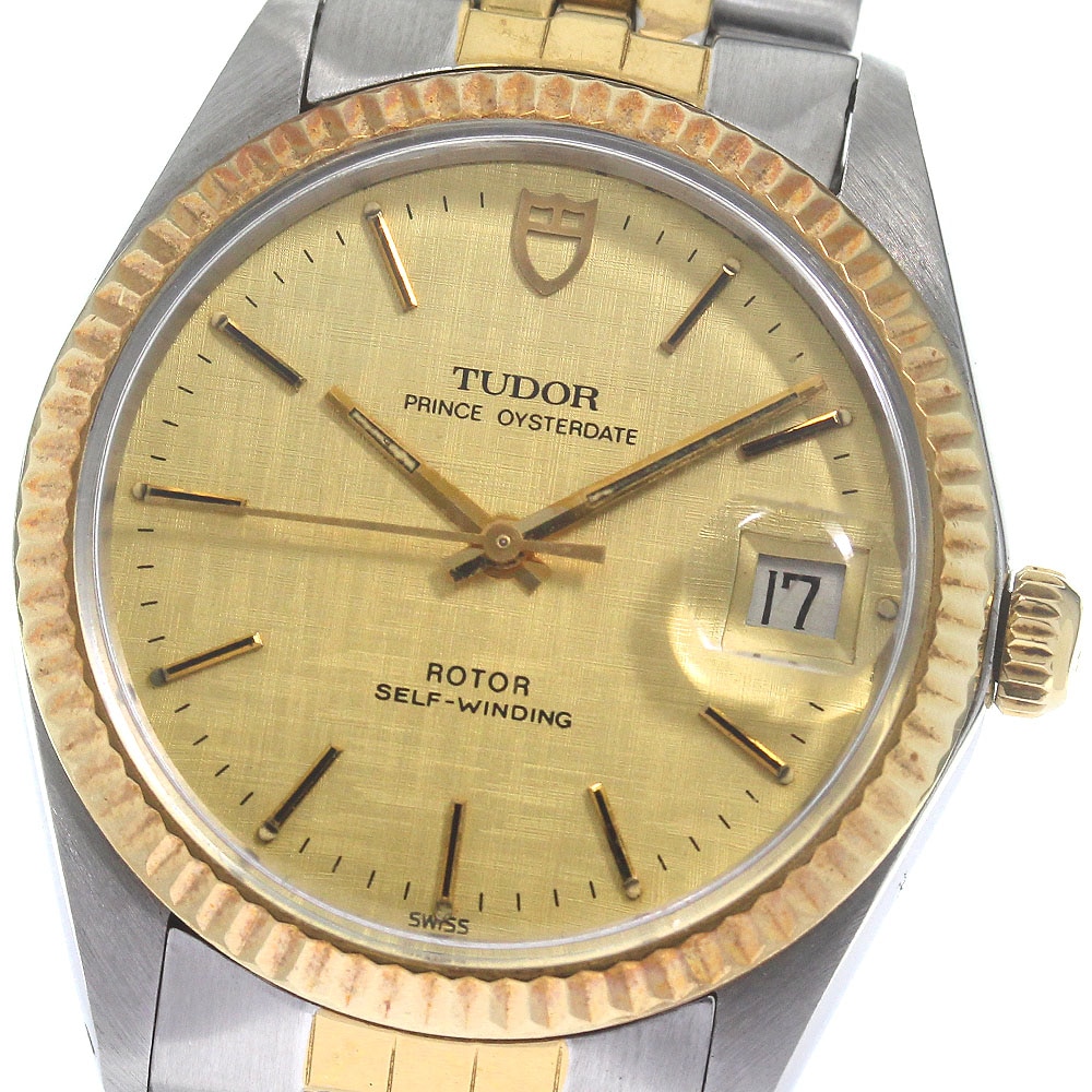 チュードル TUDOR 90733B プリンスオイスターデイト cal.2784 YGベゼル 自動巻き ボーイズ _826006【中古】