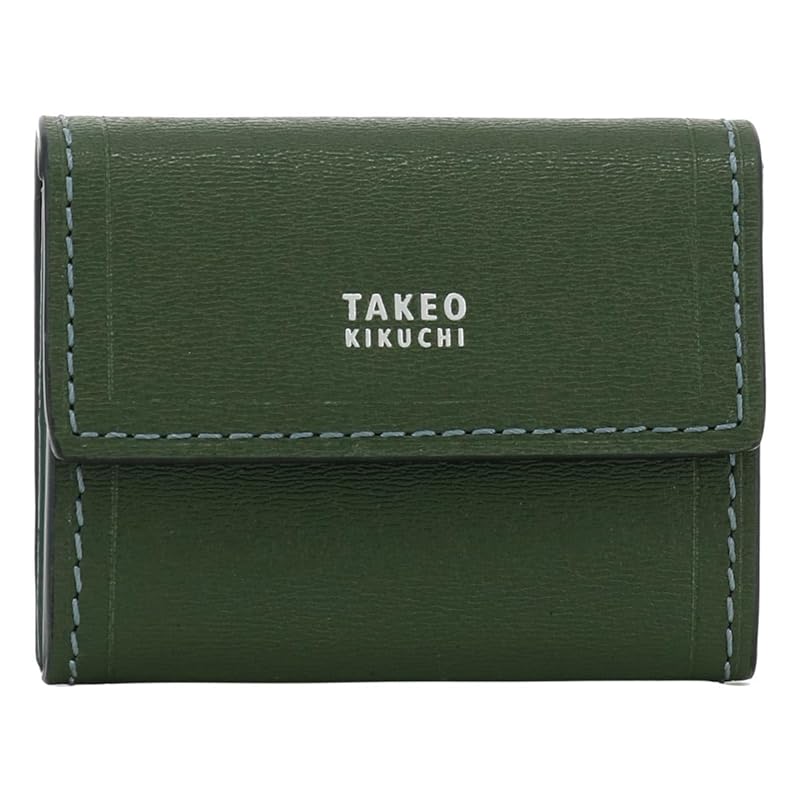 [タケオキクチ] 小銭入れ 本革 メンズ 728617 マックス コインケース コンパクト レザー 牛革 【05】 グリーン