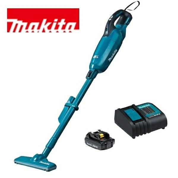 当店だけ！バッテリー充電器も1年保証! マキタ コードレス掃除機 18V 青 カプセル式 CL280FDZ + 軽量バッテリ BL1815N + 静音充電器DC18WC 充電式 クリーナー リチウムイ