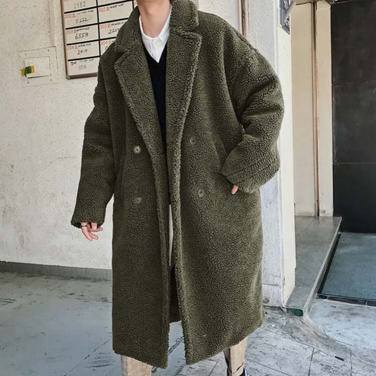 ボアコートボアジャケットアウターチェスターコートメンズロングコート裏ボア暖ボアロングカーディガンオーバーサイズゆったりブルゾン軽量暖かいドロップショルダーアウターもこもこあったか春冬冬服防風防寒冬物お 4,602円