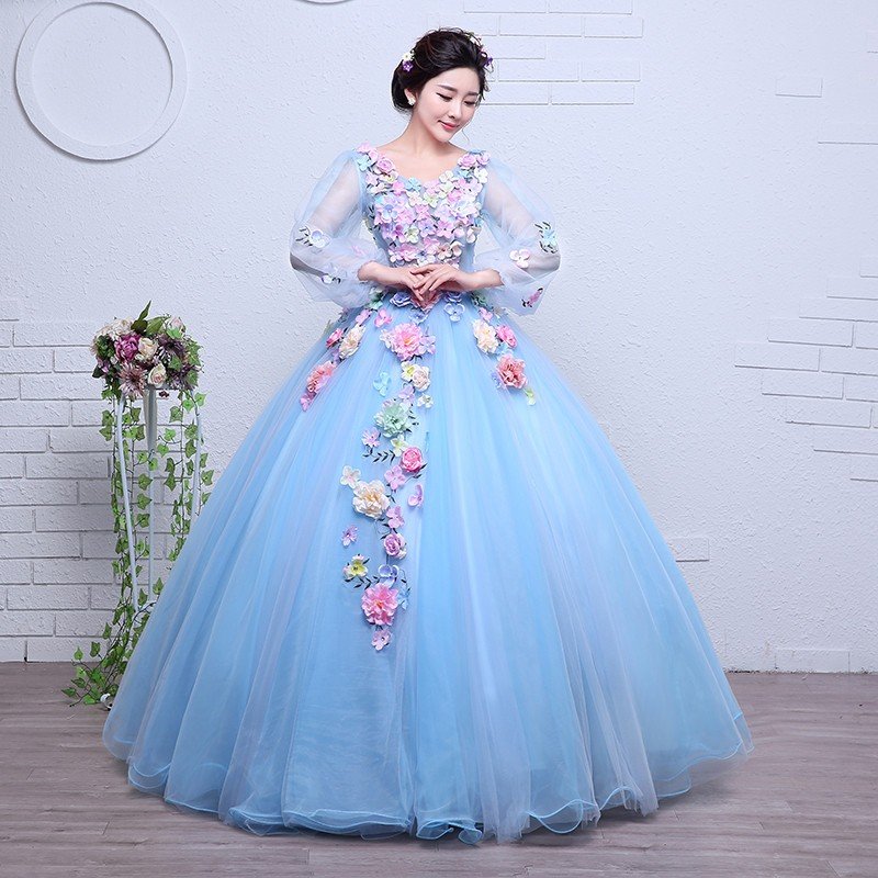 パーティードレス カラードレス 演奏会 ロング 安い 結婚式 イブニングドレス 二次会 フォーマルドレス 発表会 花嫁 aラインドレス ブルー