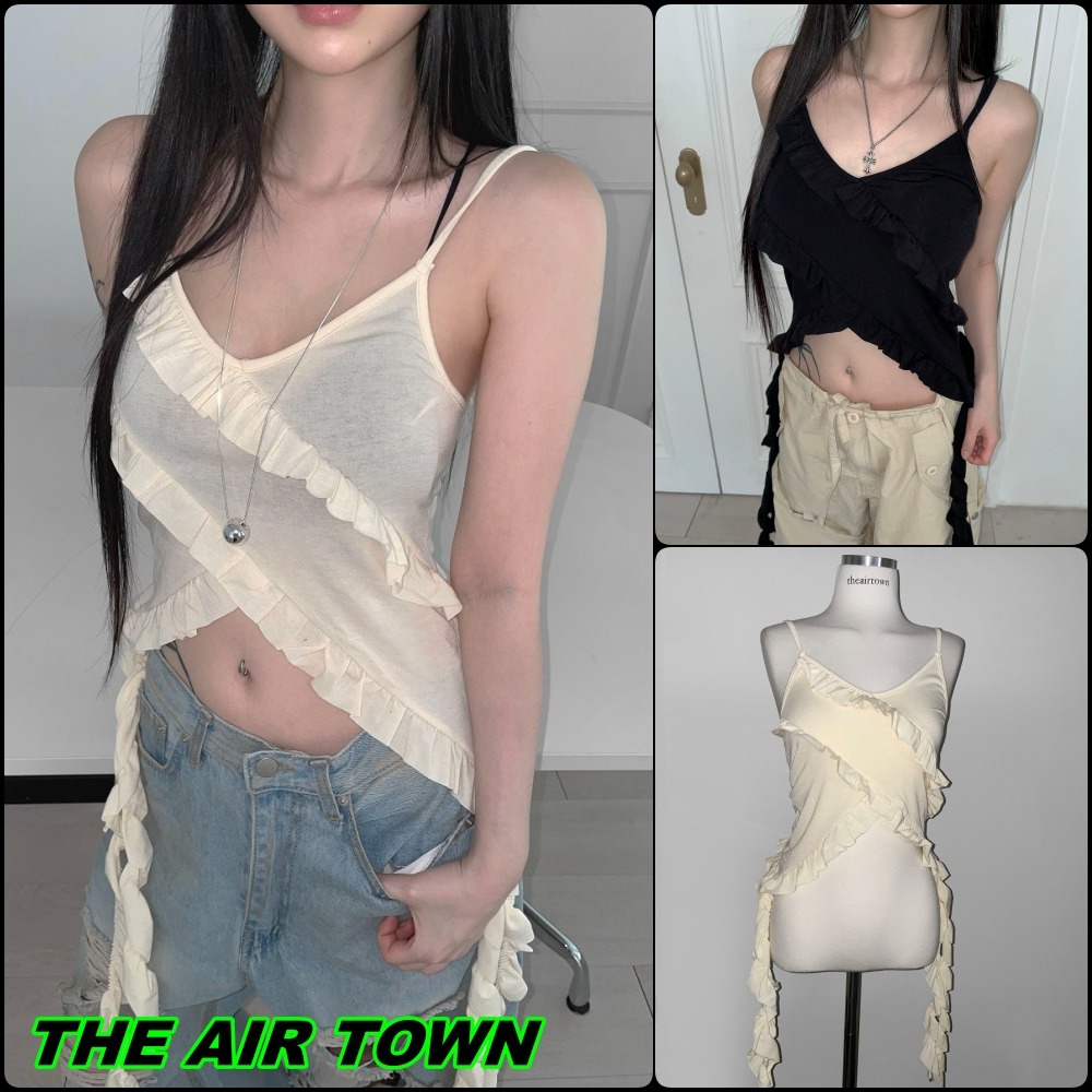 【THEAIRTOWN】Six ruffle top (3 Color) 5,096円