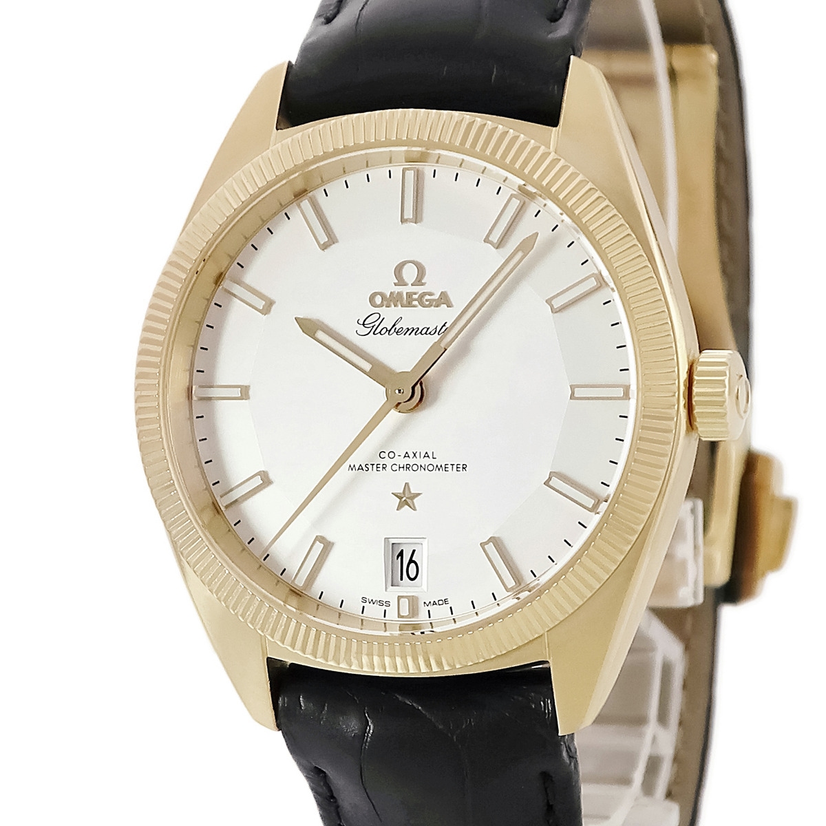 コンステレーション グローブマスター 39 130.53.39.21.02.002 自動巻き メンズ K18YG無垢 シルバー 3年保証